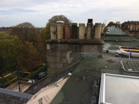 Web Chimney Lime Mortar Repair Before